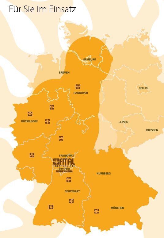 Fital Treppenlifte - Ihr Treppenlift so nah